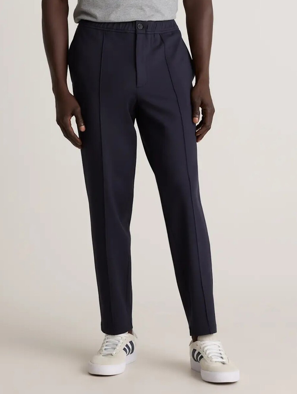 NWOT Quince Stretch Knit Pintuck Trousers Size